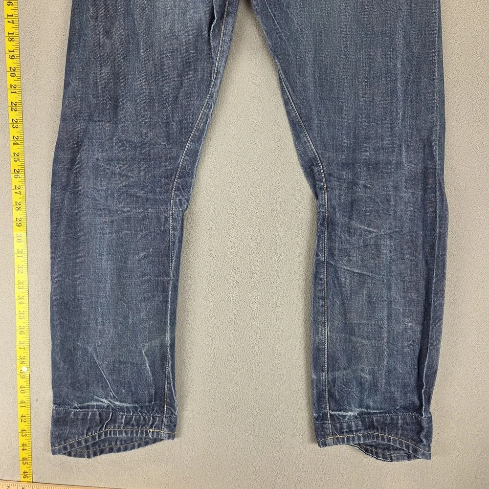 Vintage Levis Engineered Jeans Mens 33x32 Blue Medium Wash Twisted Button Fly